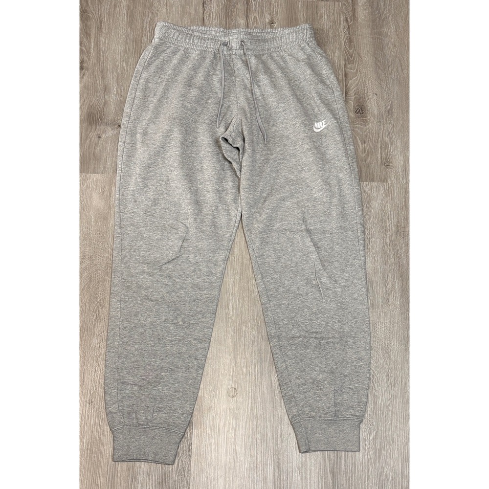 Nike Sportswear Essential Womens Fleece Joggers Grey BV4087-063 Size M‎